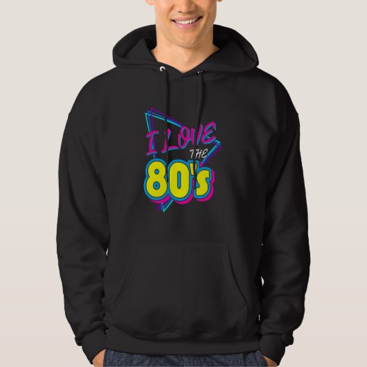 80年代が大好き80年代が大好き パーカ (正面)