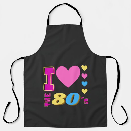 80年代が大好き エプロン (正面)