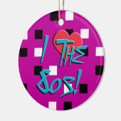 80年代が大好き! セラミックオーナメント (左)