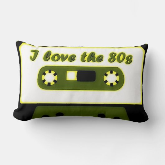 80年代が大好き ランバークッション (正面)