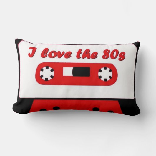 80年代が大好き ランバークッション (正面)