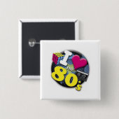 80年代が大好き 缶バッジ (正面&裏面)