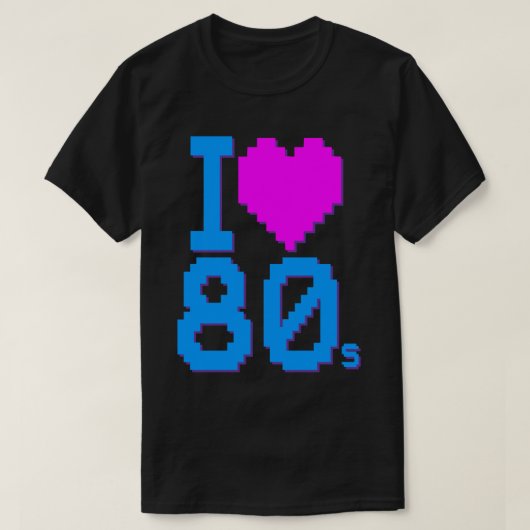 80年代が好きな人へ Tシャツ (デザイン正面)