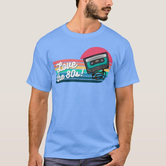 80年代が好きな家族 Tシャツ (正面)