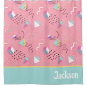 80年代と90年代のシャワーカーテン シャワーカーテン (正面)