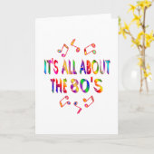 80年代について カード (黄色い花)