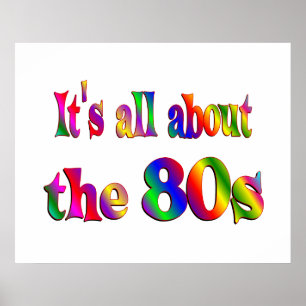 80年代について ポスター