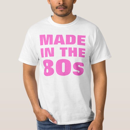 80年代になされる人 Tシャツ (正面)