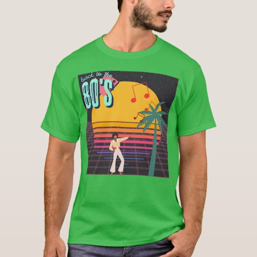 80年代にグルーヴしよう少年 Tシャツ (正面)