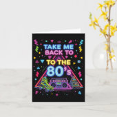 80年代にタイムスリップ 懐かしのレトロ オールドスクール エキサイティング カード (黄色い花)