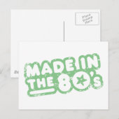 80年代に作られた ポストカード (正面/裏面)