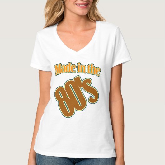 80年代に作られた ロングスリーブTシャツ Tシャツ (正面)