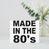 80年代に作られた – 誕生日 ポストカード (スタンド正面)