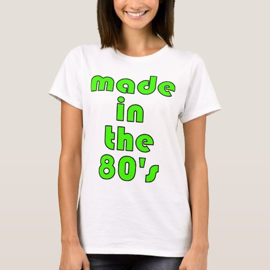 80年代に作られる Tシャツ (正面)