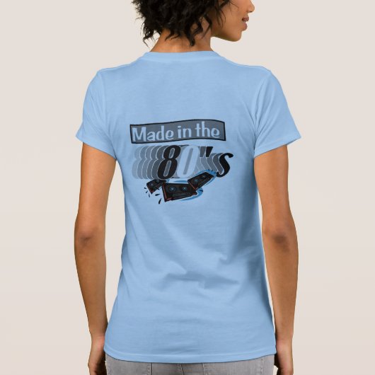 80年代に作らカスタマイズれたカスタマイズ-  Tシャツ (裏面)