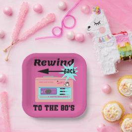 80年代に巻き戻す ペーパープレート