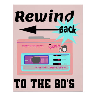 80年代に巻き戻す ポスター