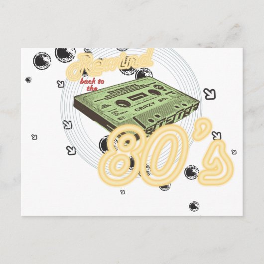 80年代に巻き戻す ポストカード (正面)