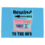 80年代に巻き戻す ラージペーパーバッグ (裏面)