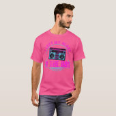80年代に心を残した音楽ギフト Tシャツ (正面フル)