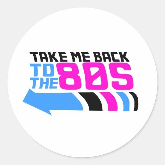 80年代に戻す ラウンドシール (正面)