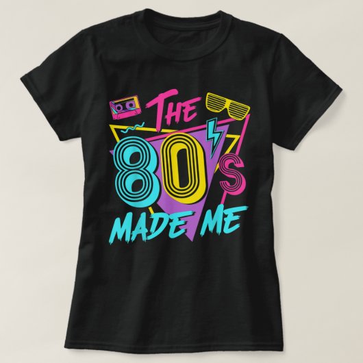 80年代に80年代を愛した Tシャツ (デザイン正面)