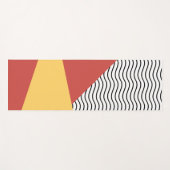 80年代のアーポップ・アートのトパターン ヨガマット (正面(横))