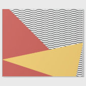 80年代のアーポップ・アートのトパターン ラッピングペーパー (フラット)