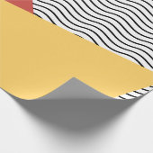 80年代のアーポップ・アートのトパターン ラッピングペーパー (角)