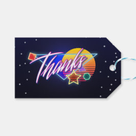 80年代のギフト感謝していラベルに戻る ギフトタグ