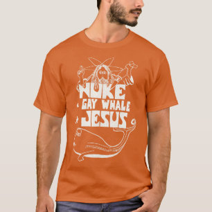 80年代のゲイ的擁護のためにクジラをヌケ Tシャツ