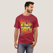80年代のサイエンスフィクション映画ディスコ70年代に戻る Tシャツ (正面フル)