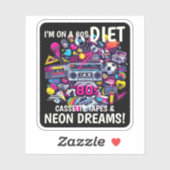 80年代のダイエットカセットテープヴィンテージ1980年代 シール (シート)