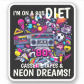 80年代のダイエットカセットテープヴィンテージ1980年代 シール (正面)