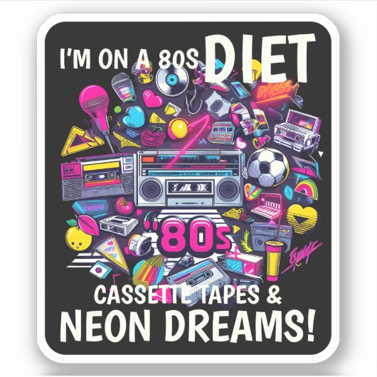 80年代のダイエットカセットテープヴィンテージ1980年代 シール (正面)