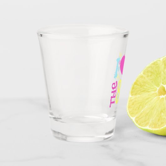 80年代のディスコの衣装が大好き ショットグラス (左)