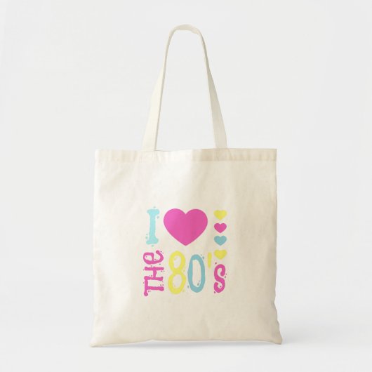 80年代のディスコの衣装が大好き トートバッグ (正面)