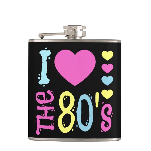 80年代のディスコの衣装が大好き フラスク (正面)