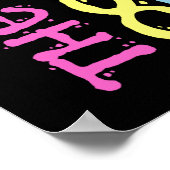 80年代のディスコの衣装が大好き ポスター (角)