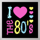 80年代のディスコの衣装が大好き ポスター (正面)