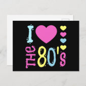 80年代のディスコの衣装が大好き ポストカード (正面/裏面)