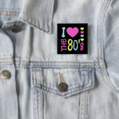 80年代のディスコの衣装が大好き 缶バッジ (インサイチュ)