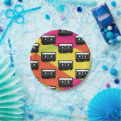 80年代のネオントゥイーン誕生パーティー ペーパープレート (パーティー)