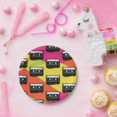 80年代のネオントゥイーン誕生パーティー ペーパープレート (パーティー)