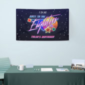 80年代のネオンバナーに戻る 横断幕 (トレードショー)