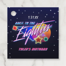 80年代のネオンメッセージカードへ フェイバータグ