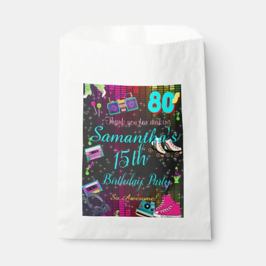 80年代のバッグ、80年代に戻る、あらゆる時代、 フェイバーバッグ (正面)