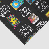 80年代のパーソナライズされたティッシュペーパー 薄葉紙 (詳細)