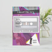 80年代のパーティの招待状 招待状 (スタンド正面)