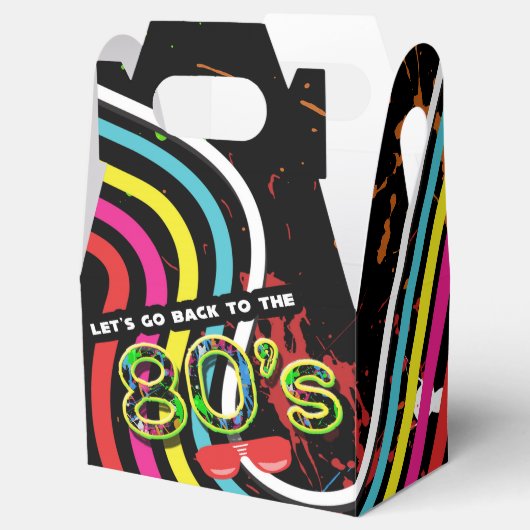 80年代のパーティーのグランジレトロに戻る フェイバーボックス (オープン)